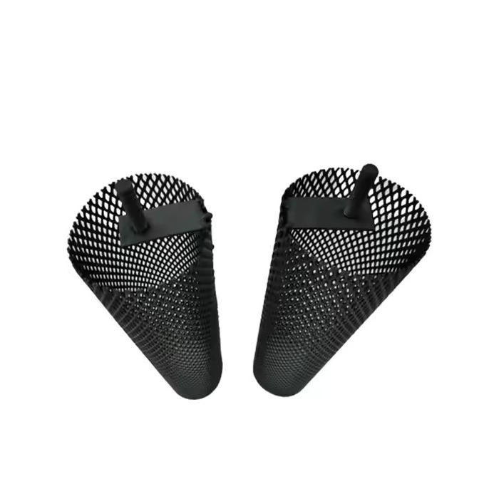 Swirl electrolytic titanium anodes
